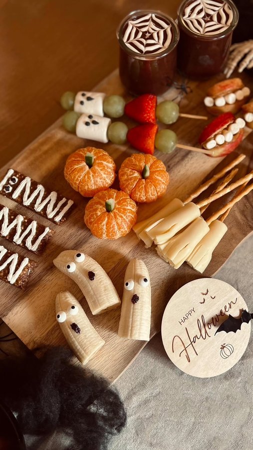 Instagram post by @emma.thomas___ for My Little Piccolo. Caption reads: [...] snack board I made last year with....