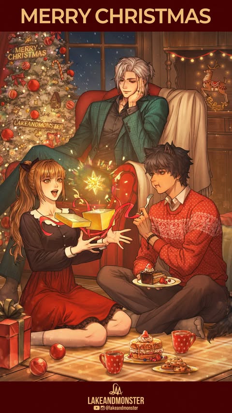 Instagram post by @lakeandmonster for HUION. Caption reads: [...] using a new device (Gifted by HUION). 😊 The....