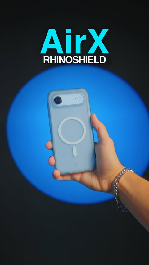 Instagram post by @the_chandlerg for Rhino Shield. Caption reads: [...] I decided to try out the AirX by....