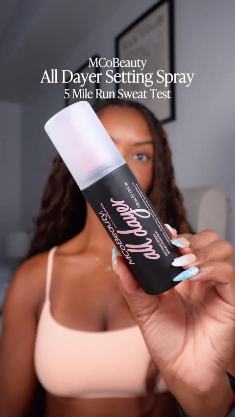 Instagram post by @torialynaee for MCoBeauty. Caption reads: [...] ACTUALLY test makeup on this page 👀....