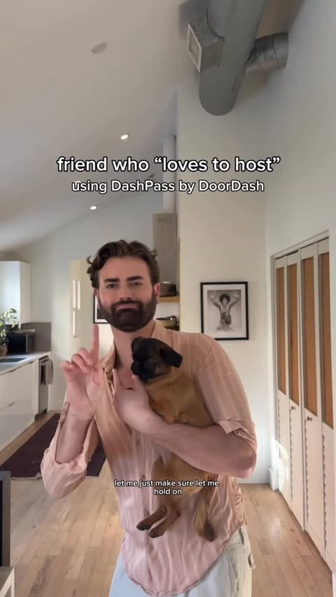 Instagram post by @kaicameron for DoorDash. Caption reads: [...] terrible at planning so thank GOD for....