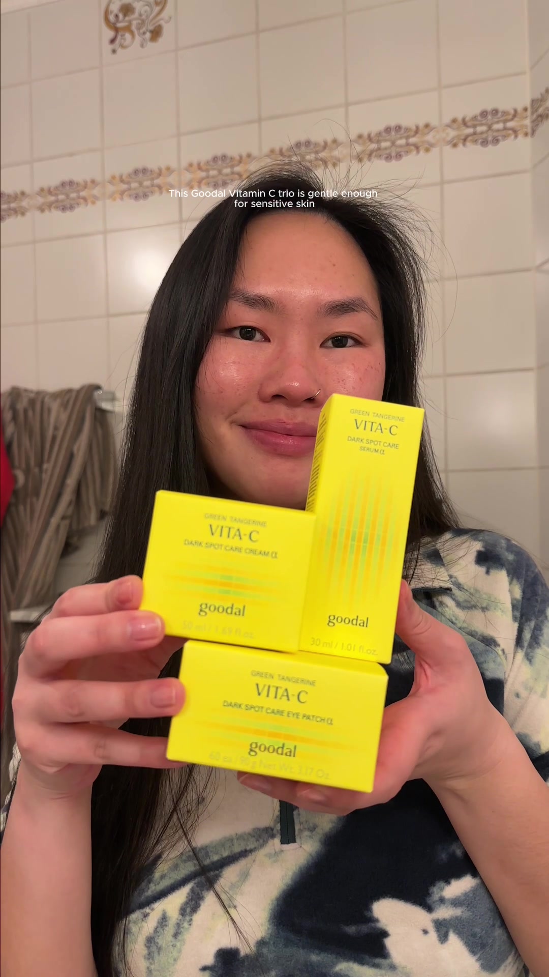 TikTok post by @leeryugc for Goodal USA. Caption reads: [...] Cream Alpha @cliocosmetics_global @goodal....