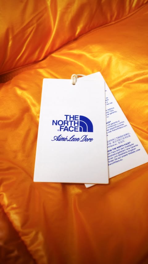 Instagram post by @mindofmalcolm for The North Face. Caption reads: Name 5 mountains 🏔️ @thenorthface x @aimeleondore....
