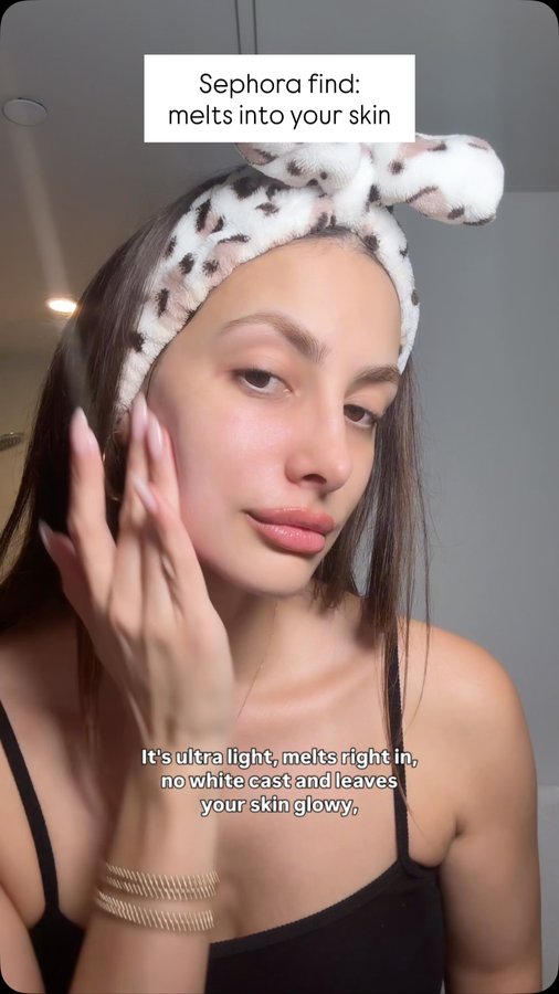 Instagram post by @olgasafari for ISDIN. Caption reads: Black Friday deal: ISDIN Fusion Water MAGIC SPF 40....