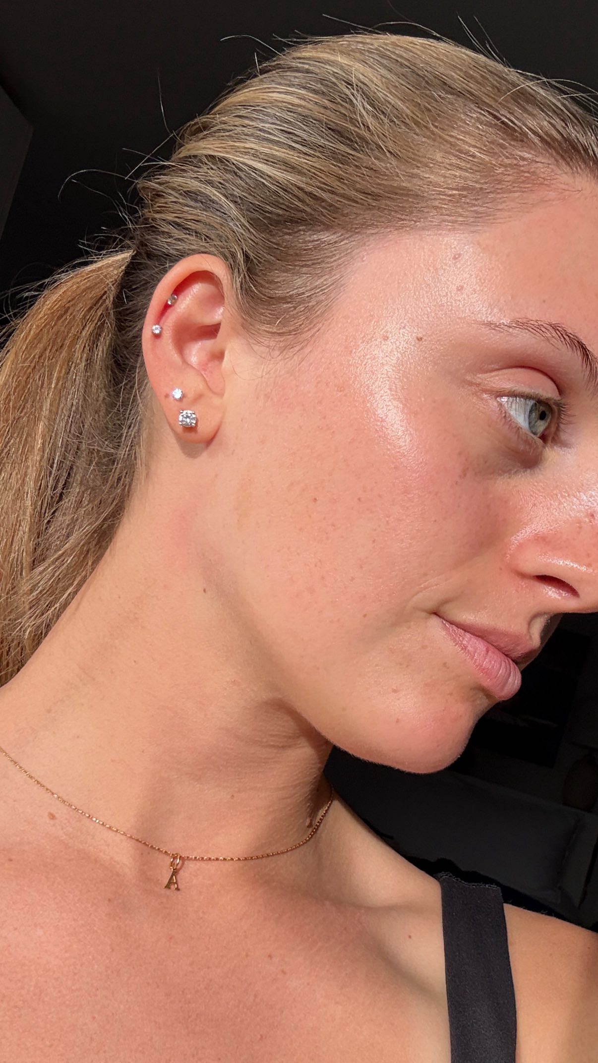 Instagram post by @teamarianaluterman for LaRochePosayUS. Caption reads: #LaRochePosayPartner | The sun has been a constant....