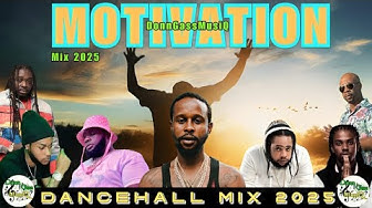 YouTube post by @DonnGassMusiQ for LANDR. Caption reads: Motivational Dancehall Mix 2025: NOTHING WITHOUT....