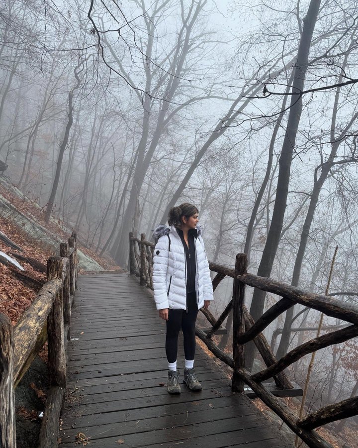 Instagram post by @radhika_kalani for ShopHDE. Caption reads: busy body, quiet mind 🧘🏽‍♀️ 🧠 
…
Ever since the....