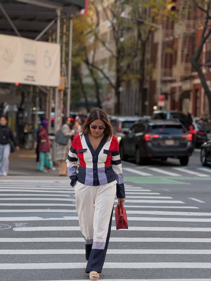 Instagram post by @missfashioncupid for StyleWe. Caption reads: Outfit @stylewe 
Jacket SPU ID- 1OJACUC8B6
Pant....