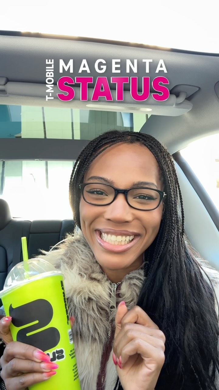 Instagram post by @quenblackwell for T-Mobile. Caption reads: FREE SLURPEE HACK.. If your face card declines,....