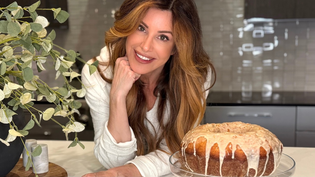 YouTube post by @dominiquesachsetv for Ritual. Caption reads: Can a Lemon Pound Cake Be Healthy AND Delicious?....