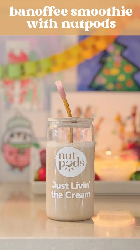 Instagram post by @laurel_at_thehive for nutpods. Caption reads: Ever since I was introduced to the new @nutpods....