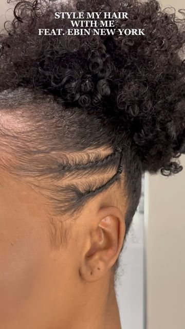 Instagram post by @rumill for Ebin New York. Caption reads: #AD I love how cute, neat, & simple this style....