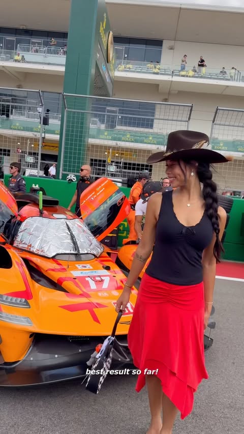 Instagram post by @ntrannnnn for Genesis USA. Caption reads: What I’ve learned about endurance racing at COTA....