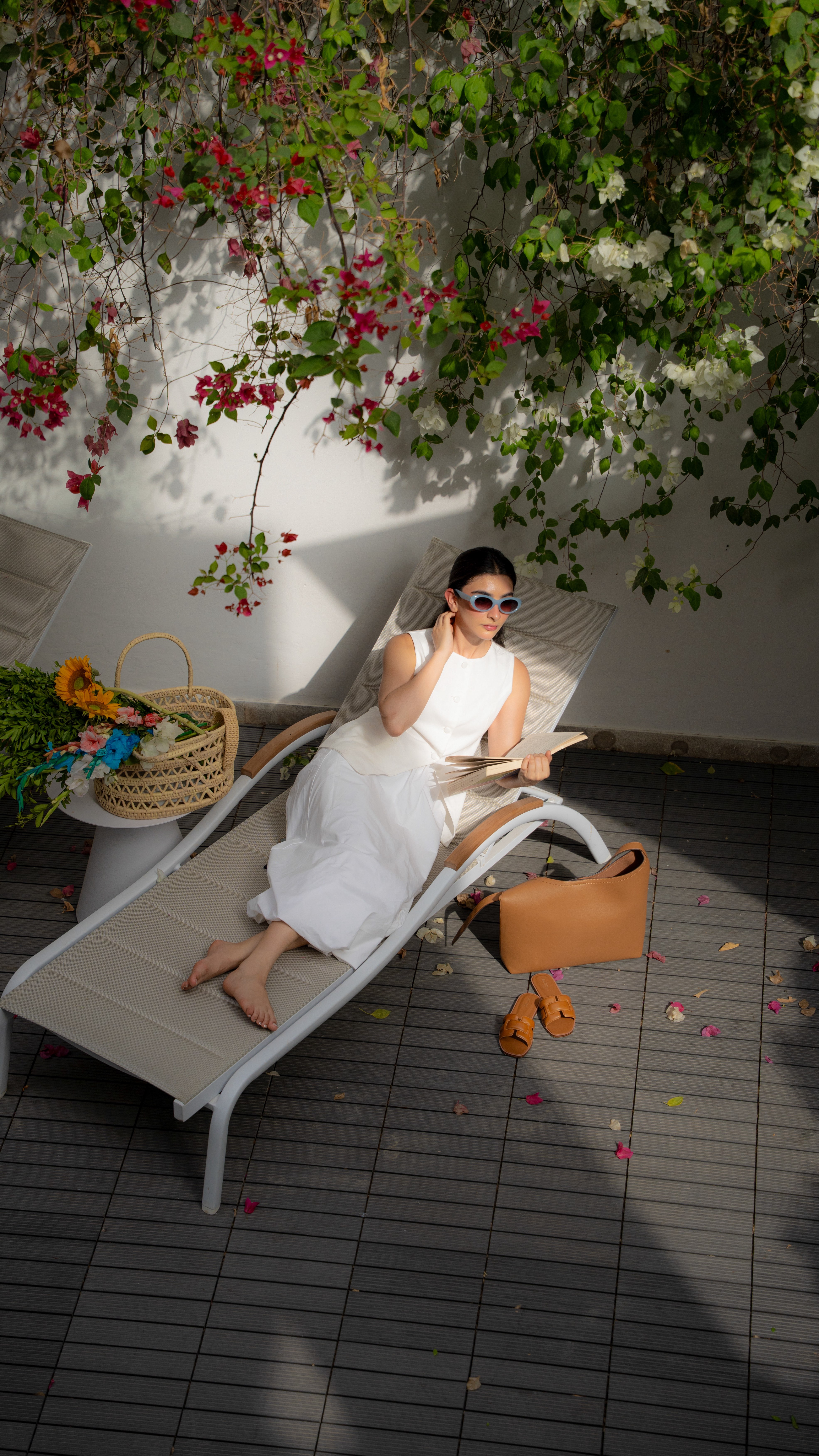 Instagram post by @sanafarhansardar for ALDO Shoes. Caption reads: I go where I grow 🌻🌿 Blooming in @aldo_shoes....