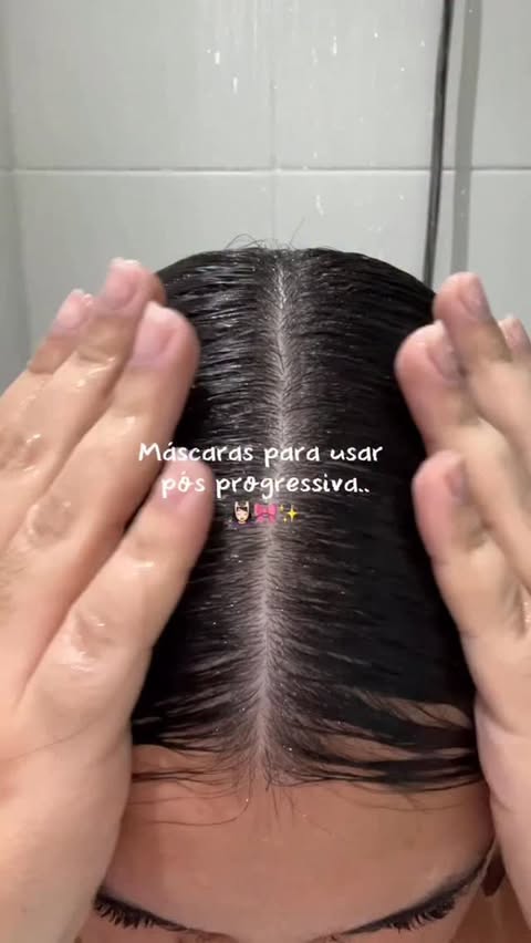 Instagram post by @belezacomai for Mercado Livre. Caption reads: Máscaras para usar pós progressiva ❤️✨

Id:....