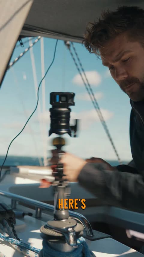 Instagram post by @thechrishau for AMD. Caption reads: [...] sometimes from a boat. Thankfully, the @amd....