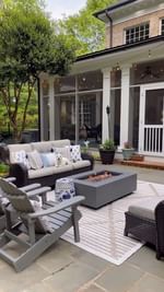 Instagram post by @oursouthernhome for Southern Living. Caption reads: Happy Anniversary to our home! 🏡 20 years ago we....