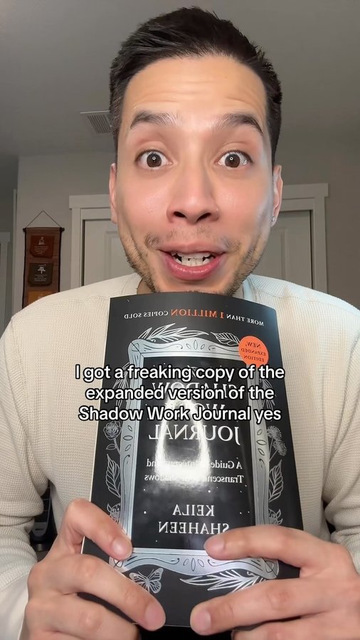 Instagram post by @arisewithlemus for Zenfulnote. Caption reads: The viral Shadow Work journal by @zenfulnote got....