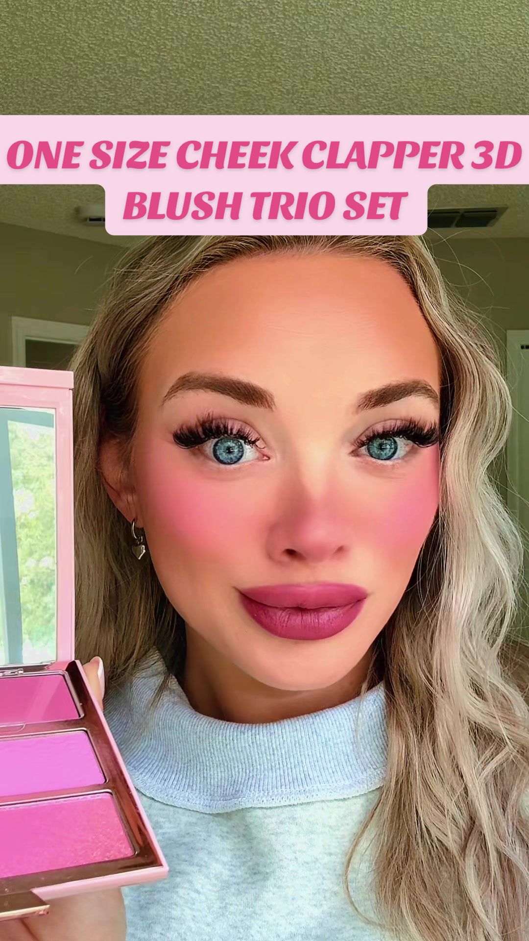 TikTok post by @mora_alyss for ONE SIZE BEAUTY. Caption reads: [...] main character glow 🌸 @ONE SIZE BEAUTY....