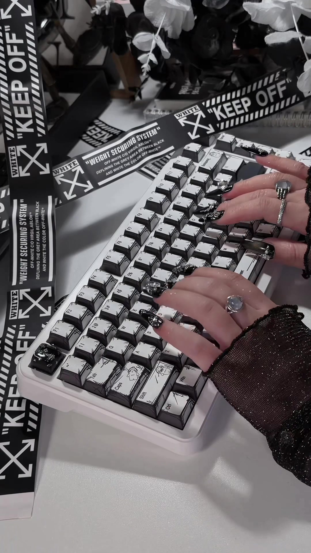 TikTok post by @strawberryjam1986 for Attack Shark. Caption reads: 🦈@ATTACK SHARK@ATTACK SHARK GEAR ATTACK SHARK X82....