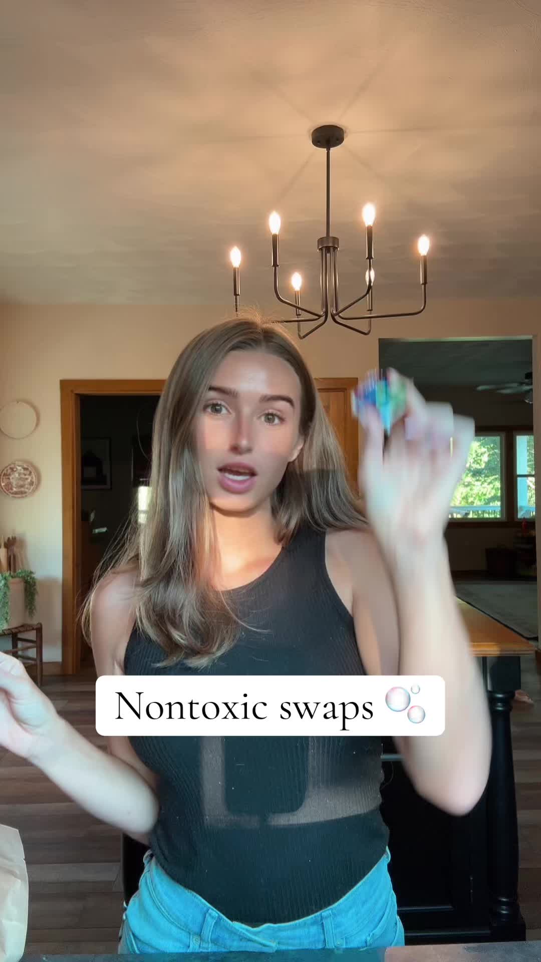 TikTok post by @brooke.rossel7 for Blueland. Caption reads: Myyyy gurrlllll @Blueland #nontoxic #nontoxicswaps....