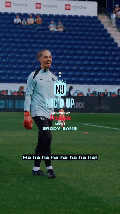 Instagram post by @brodyksams for TYLENOL. Caption reads: [...] during this Mic’d Up, presented by @tylenol....