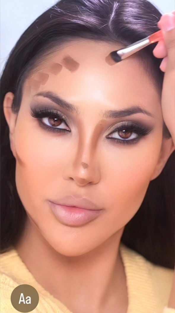 Instagram post by @brittanybearmakeup for Maven Beauty. Caption reads: A little round of applause for some drama 🎭....