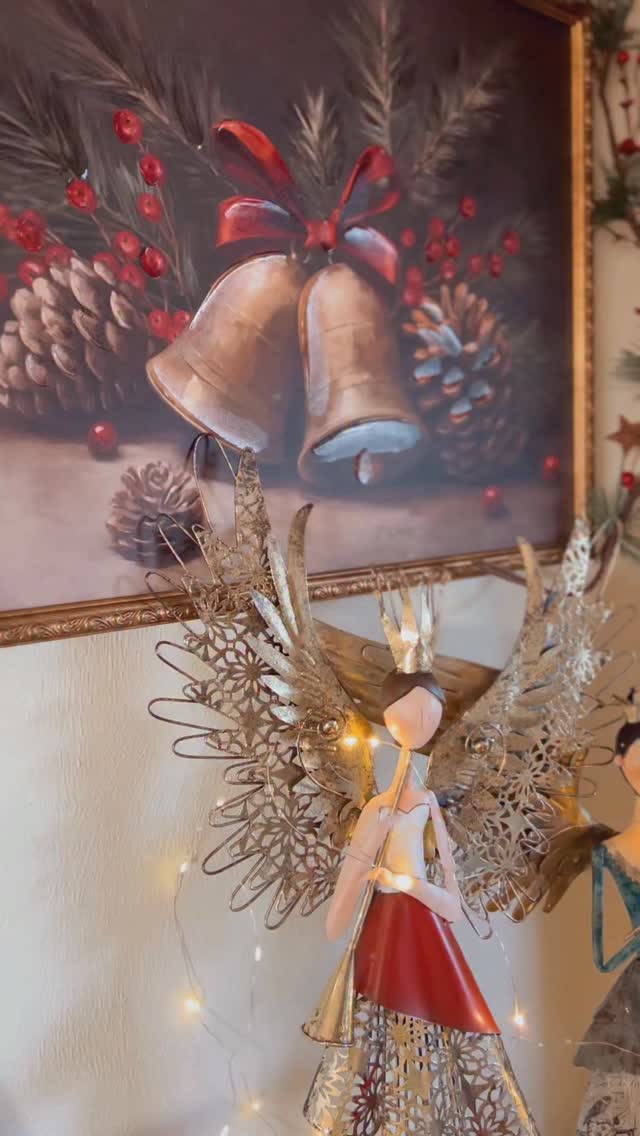 Instagram post by @kimsdecorlove2 for DECOR STEALS. Caption reads: [...] pair of angels will be on today’s....