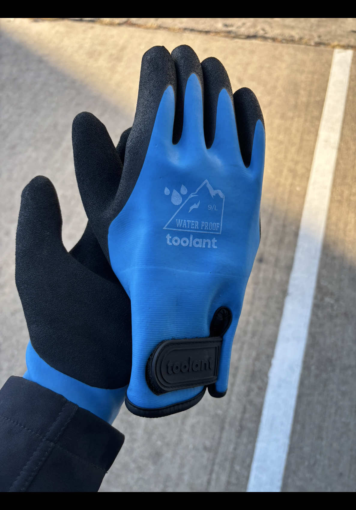 TikTok post by @uncle.mikey for toolant. Caption reads: @toolant was nice enough to send me a pair of....