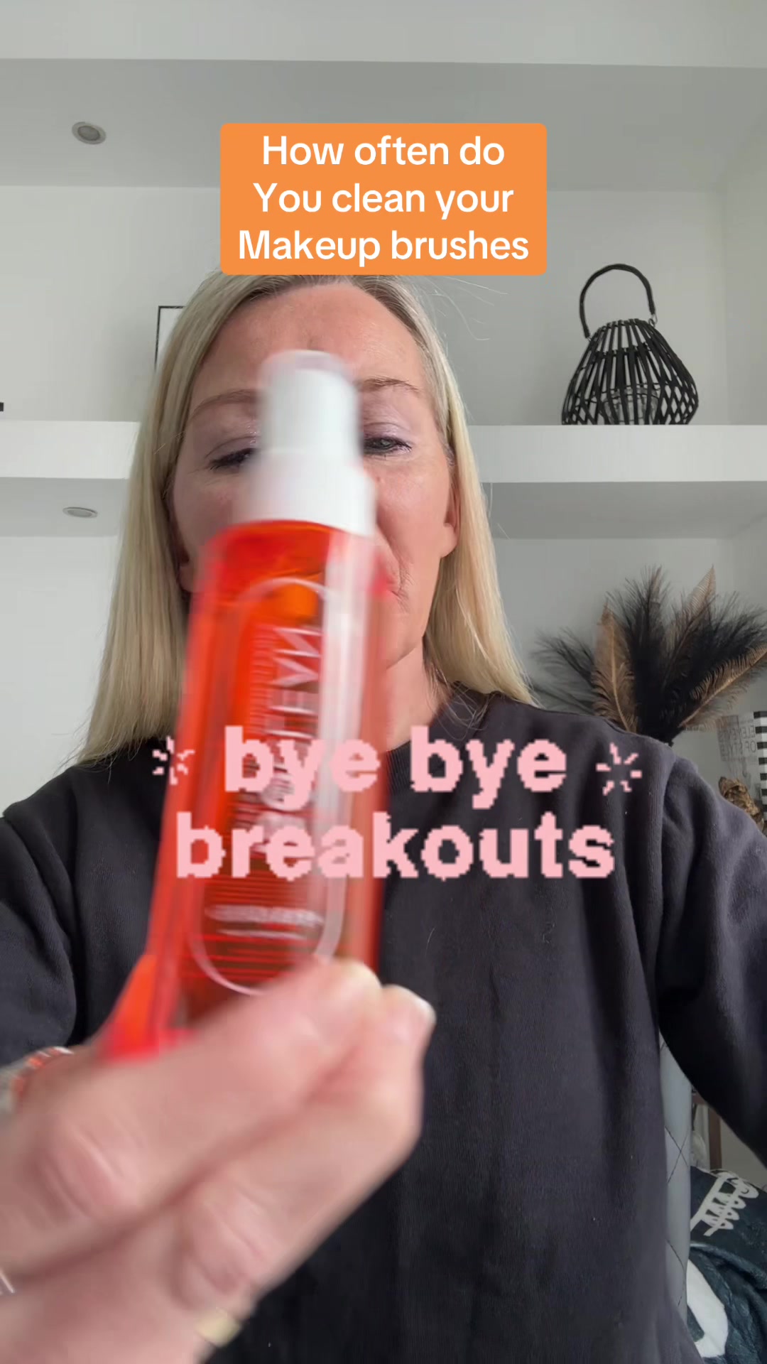 TikTok post by @dazzmaka for ISOCLEAN. Caption reads: Isoclean professional makeup brush cleaner. [...].