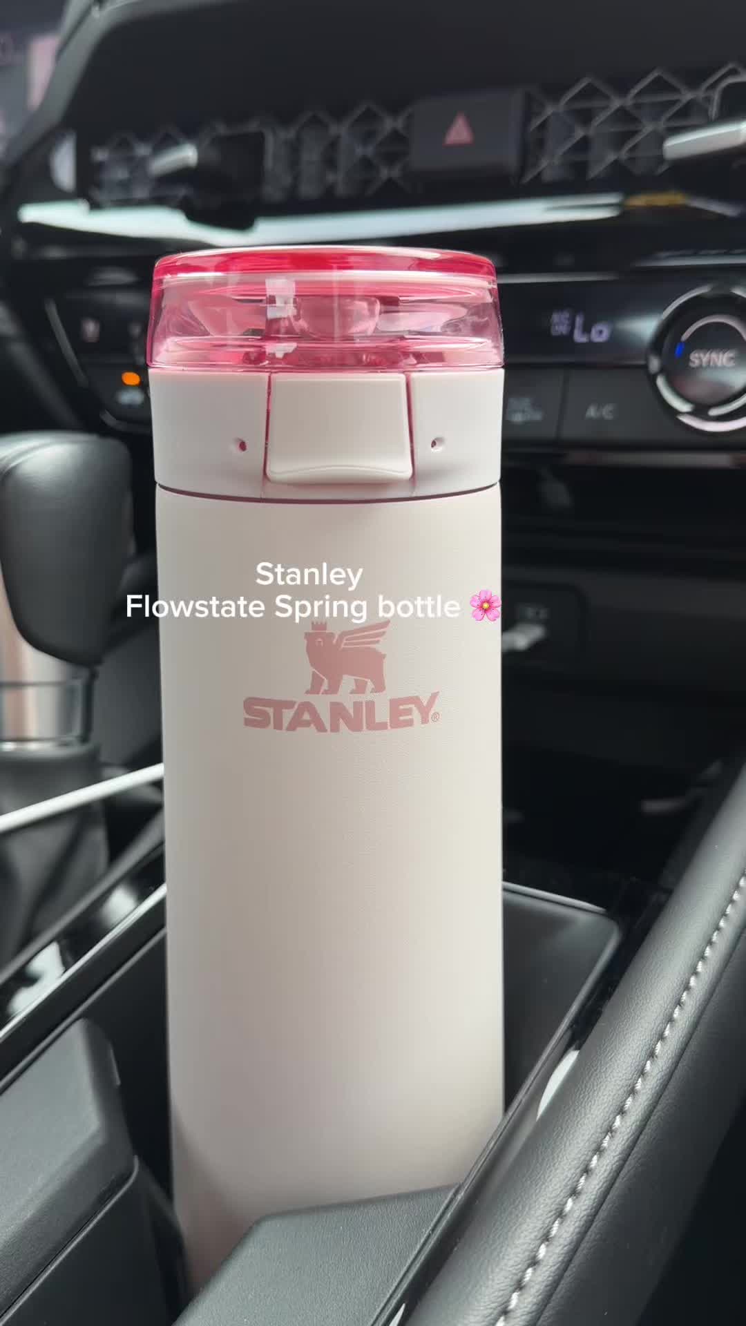 TikTok post by @atprando for Stanley 1913. Caption reads: [...] #imjustagirl @Tillys @Stanley 1913.