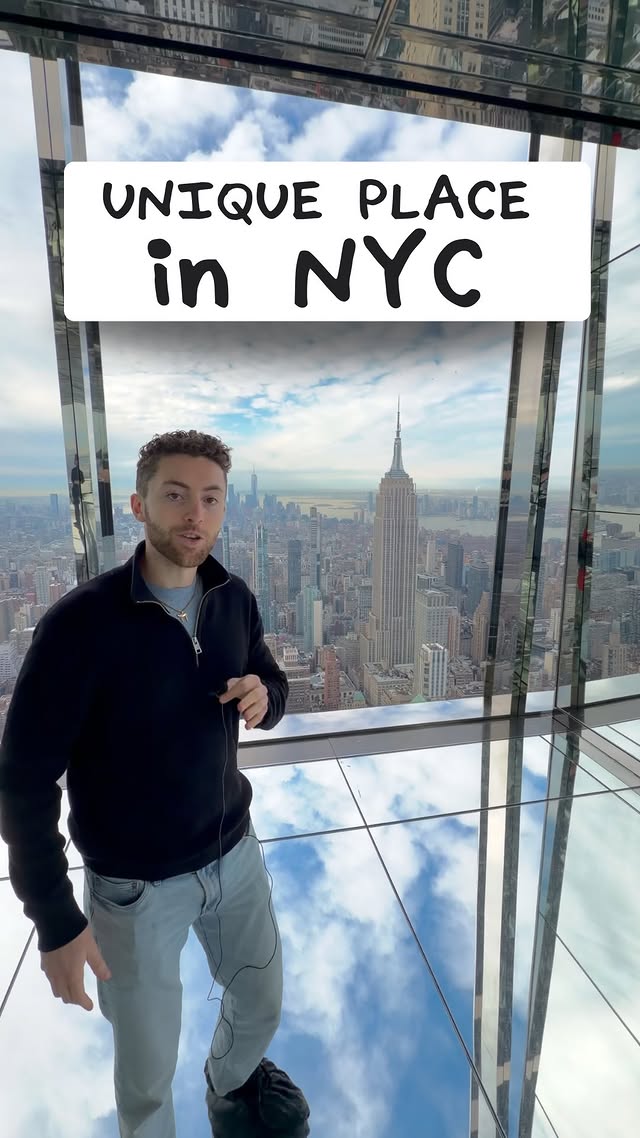 Instagram post by @adamboro for Viator. Caption reads: [...] know this place exists in NYC… 🤯 with....