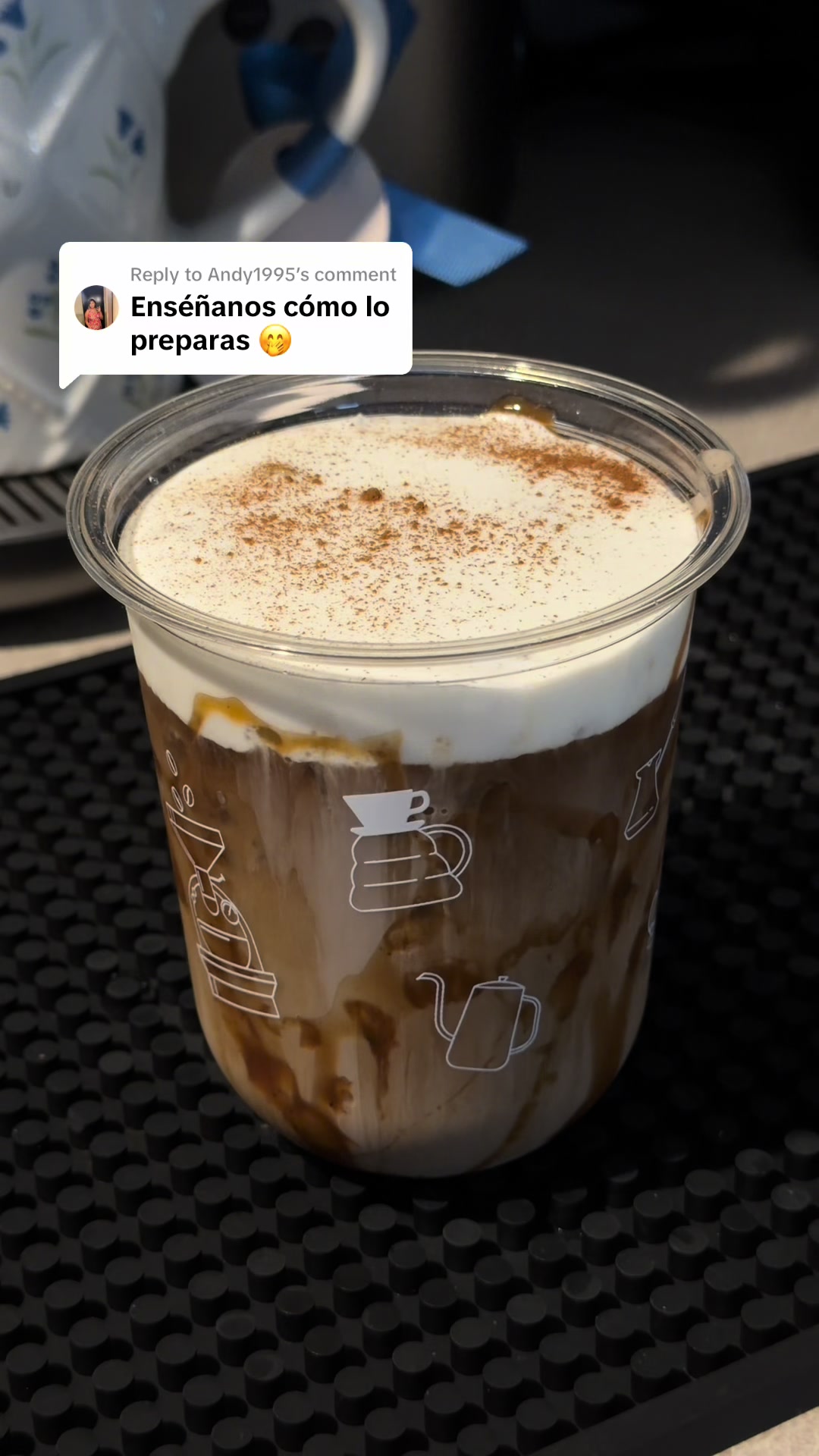TikTok post by @nigoal_03 for Cowsar Appliance. Caption reads: [...] sauce (or caramel) & of course my @Cowsar....