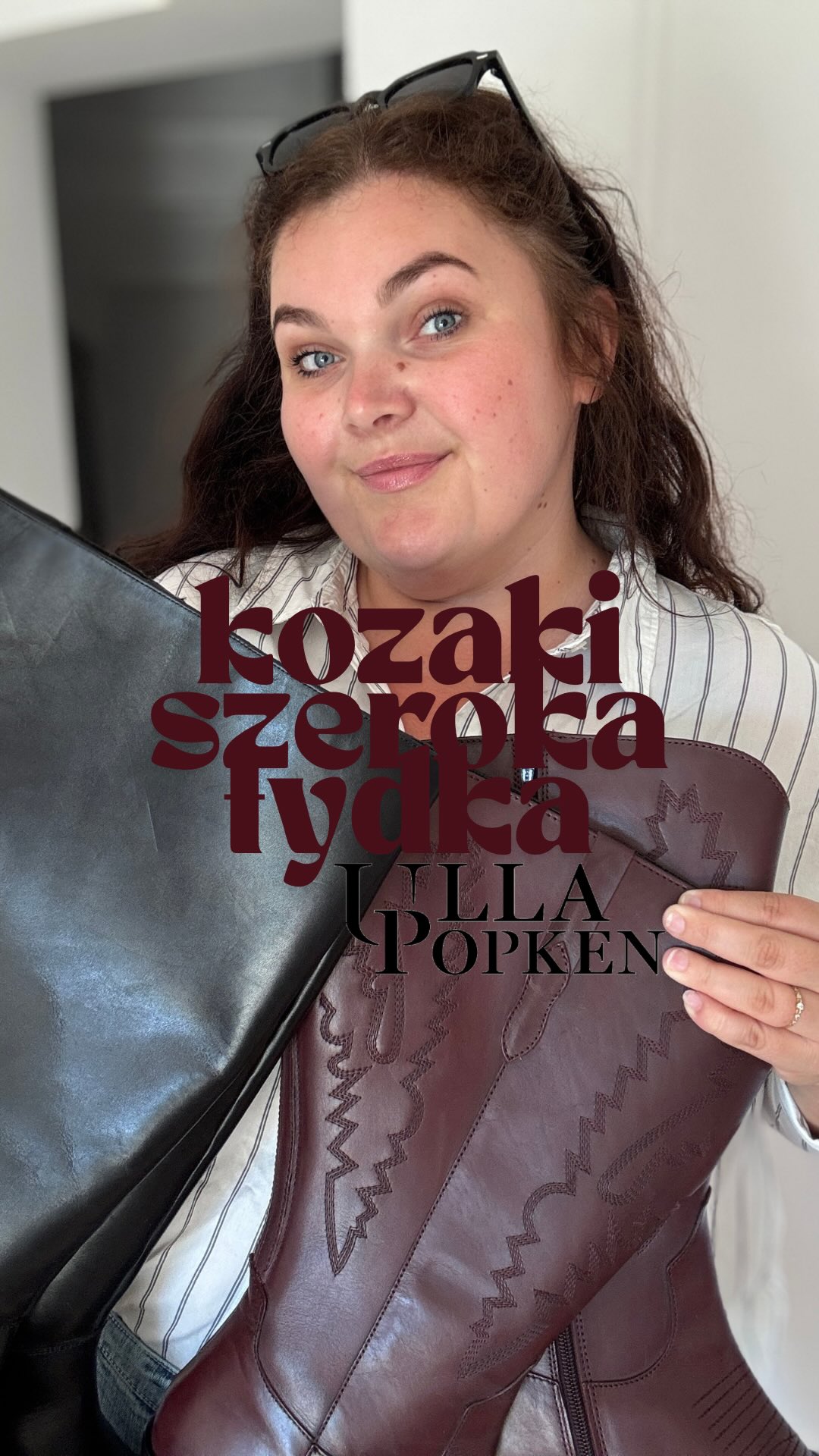 Instagram post by @jagoda_kus for Ulla Popken. Caption reads: Temat, który powraca co sezon....