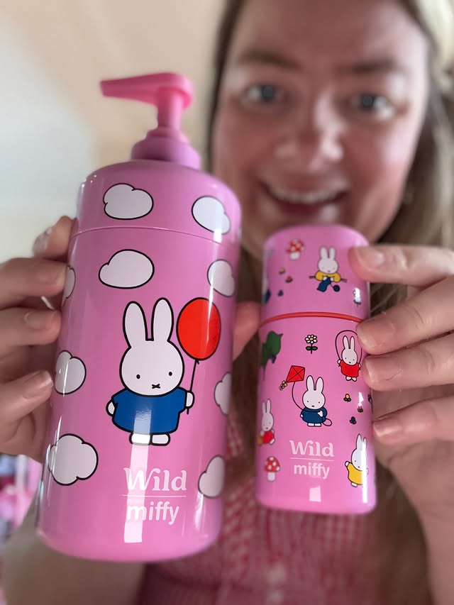Instagram post by @the.southend.mummy for Wild. Caption reads: ✨💕🐰 Wild x Miffy 🐰💕✨ @wildrefill (AD -PR gift)....
