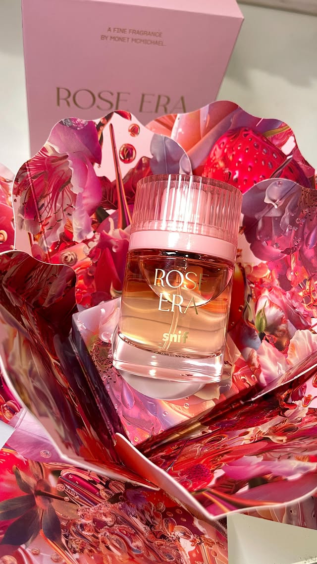 Instagram post by @lovebrielle19 for Snif. Caption reads: Rose Era 🌸 by @Snif.co Soft rose, subtle warmth,....