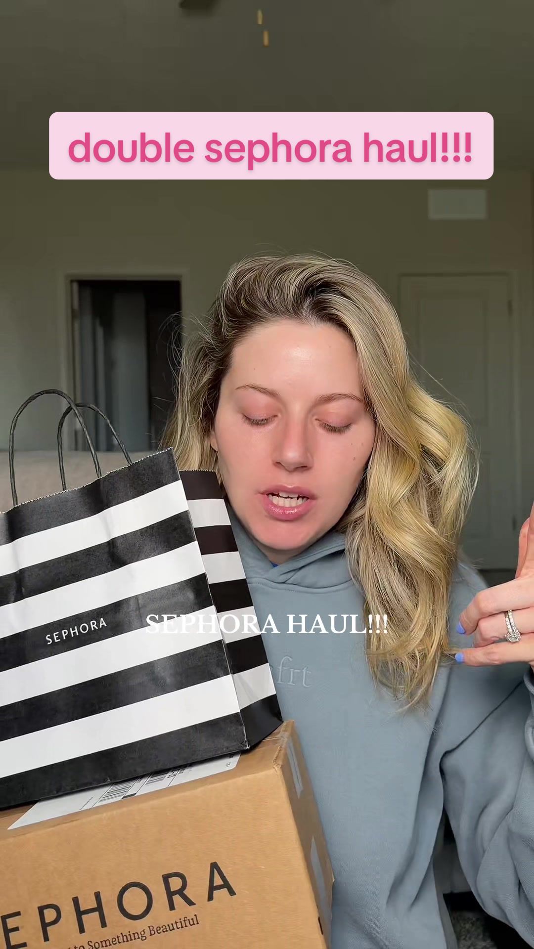 TikTok post by @skincarewithshelbs for Moroccanoil. Caption reads: [...] Beauty @INNBEAUTY PROJECT @EADEM @Dieux Skin....