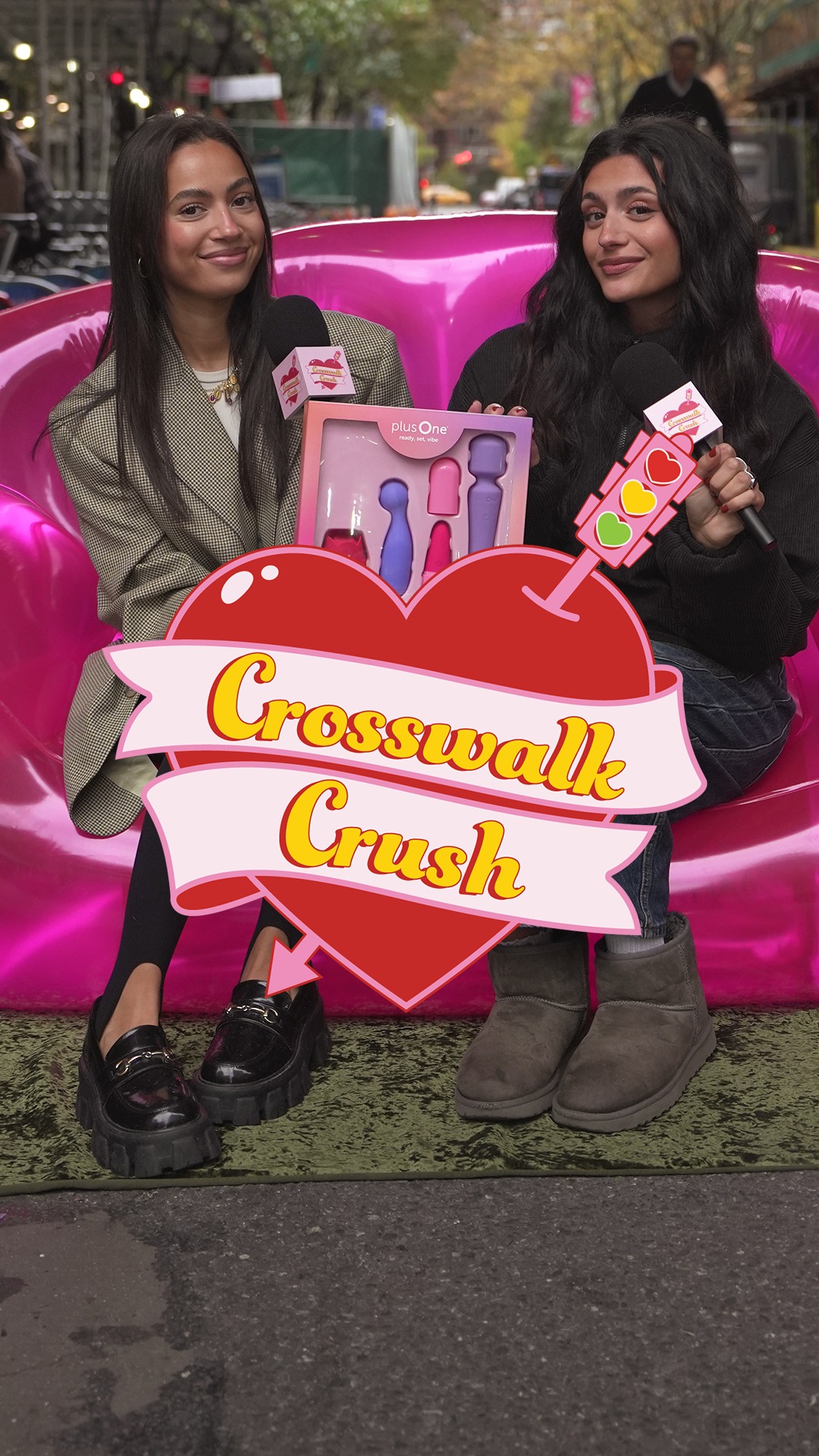 Instagram post by @crosswalkcrush for MyPlusOne. Caption reads: [...] is coming early this year 🎁 follow....