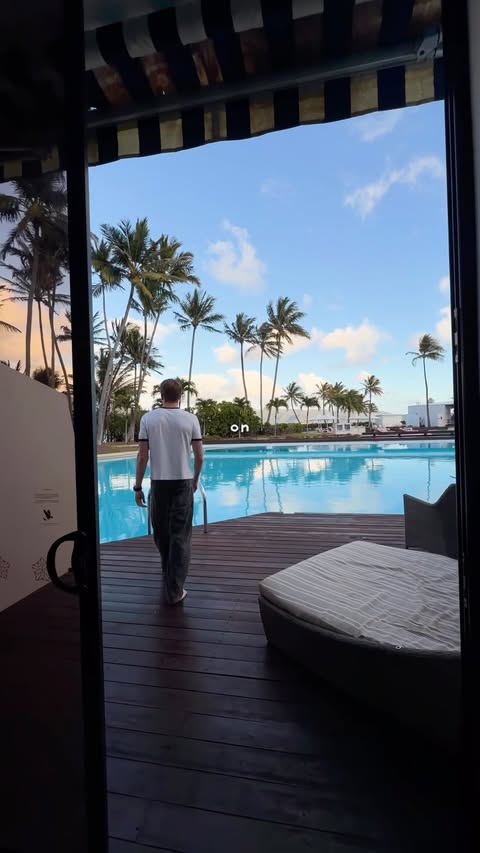 Instagram post by @imaaroncasa for InterContinental. Caption reads: Staying on the Most Luxurious Island Resort in....