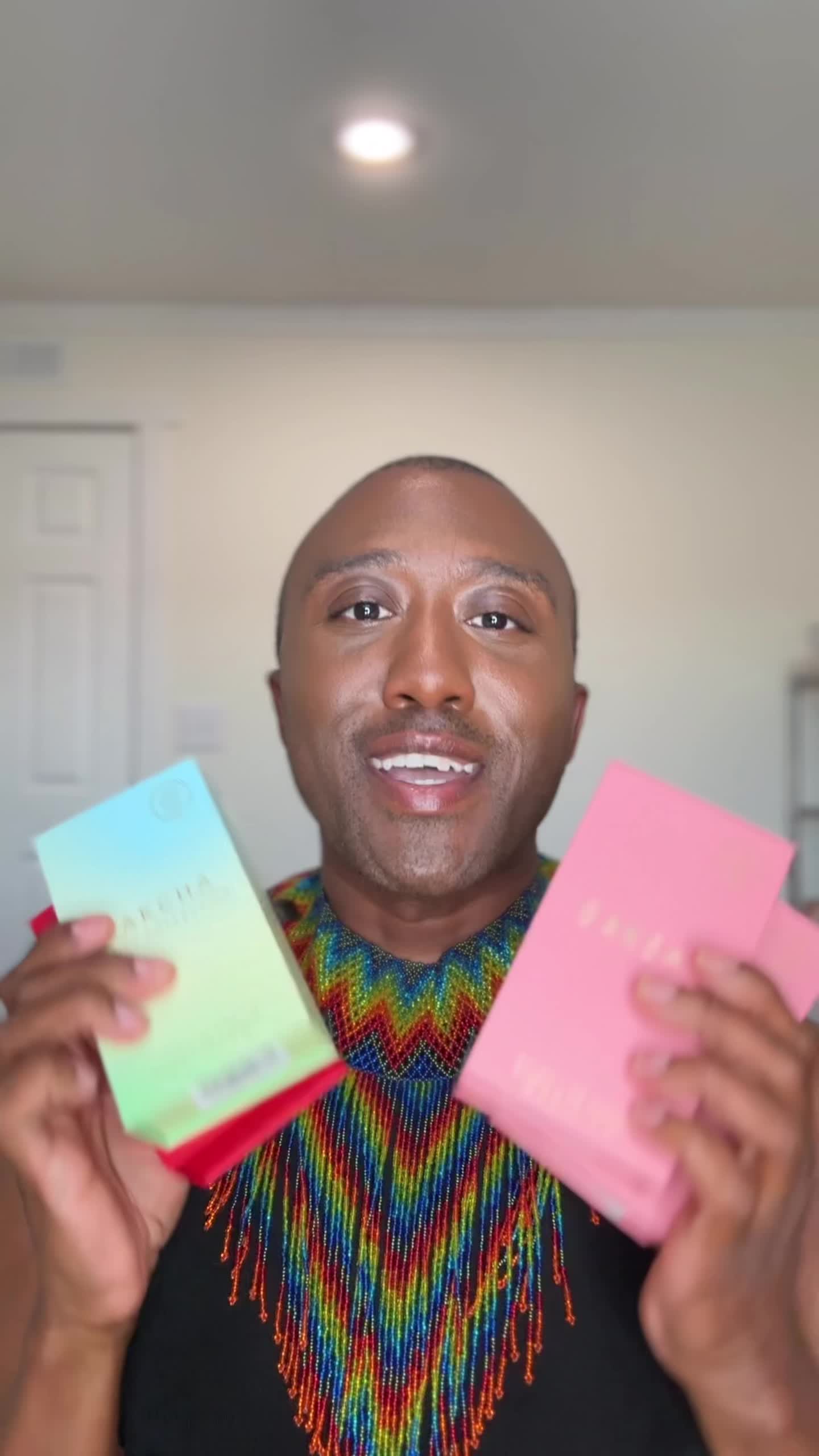 TikTok post by @terrancewilliamsdesigns for Oakcha. Caption reads: Finding my signature scent with @Oakcha ! #oakcha....