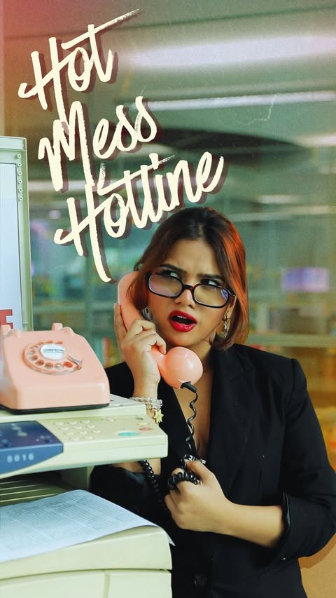 Instagram post by @srishtigargg for Cosmopolitan. Caption reads: Hot Mess Hotline, Episode 3: Srishti....