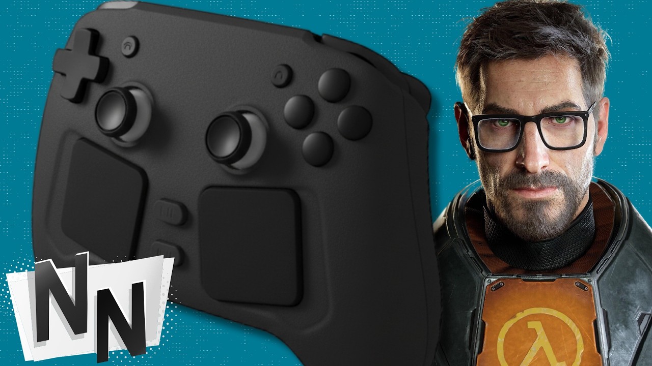 YouTube post by @NerdNest for Humble Bundle. Caption reads: NEW Valve Leaks!.