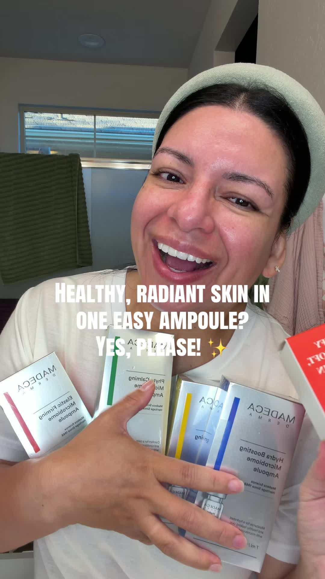 TikTok post by @beautymadeeasy__ for Madeca Derma. Caption reads: [...] tried anything from Centellian24 or Madeca....