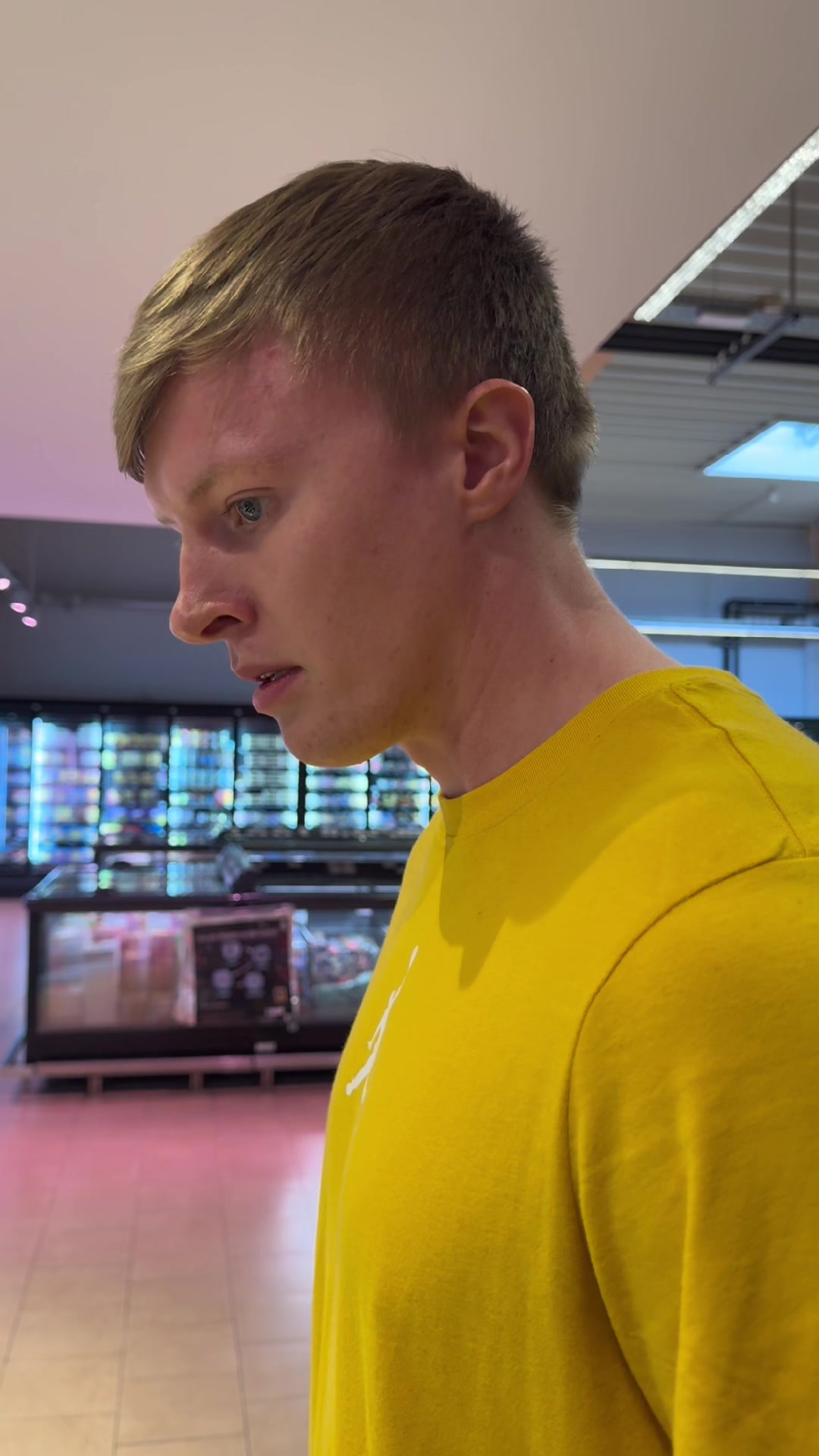 TikTok post by @liamcarps for EDEKA. Caption reads: Frischetheke in Germany 🇩🇪🧀 @EDEKA #thekeiteasy....