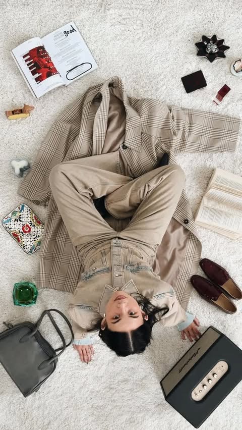Instagram post by @maya_nilsen for & Other Stories. Caption reads: Deciding what to wear with @andotherstories #ad.