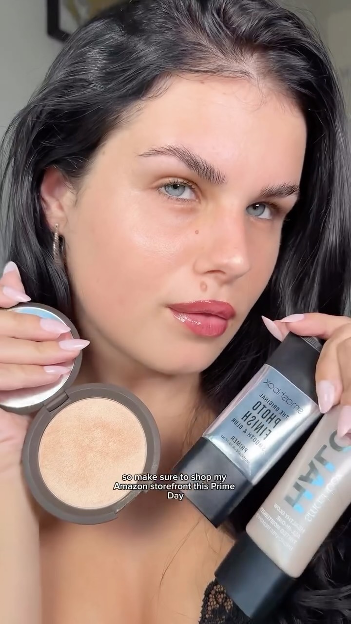 Instagram post by @abigailcanfieldd for Smashbox Venice. Caption reads: Amazon Prime Day!!! I seriously love the Photo....