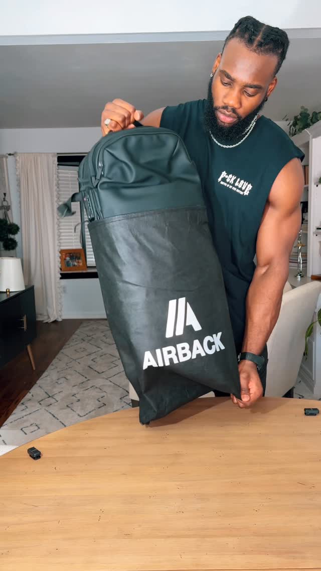 Instagram post by @official_dj_ogwo for Airback. Caption reads: [...] for 10% off. Link in bio #ad #sponsor....