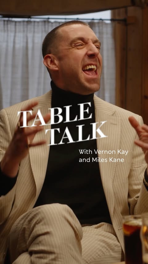 Instagram post by @mileskane for Marks and Spencer. Caption reads: Best news to start the week: 
Table Talk is back....