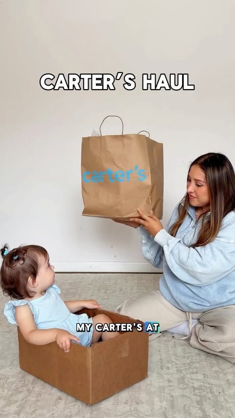Instagram post by @fiorella.del for Kohl's. Caption reads: [...] Link in bio to shop my picks! @carters....