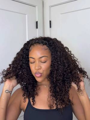 TikTok post by @bycandicejones for KISS Colors & Care. Caption reads: [...] for your next hair transformation, KISS....